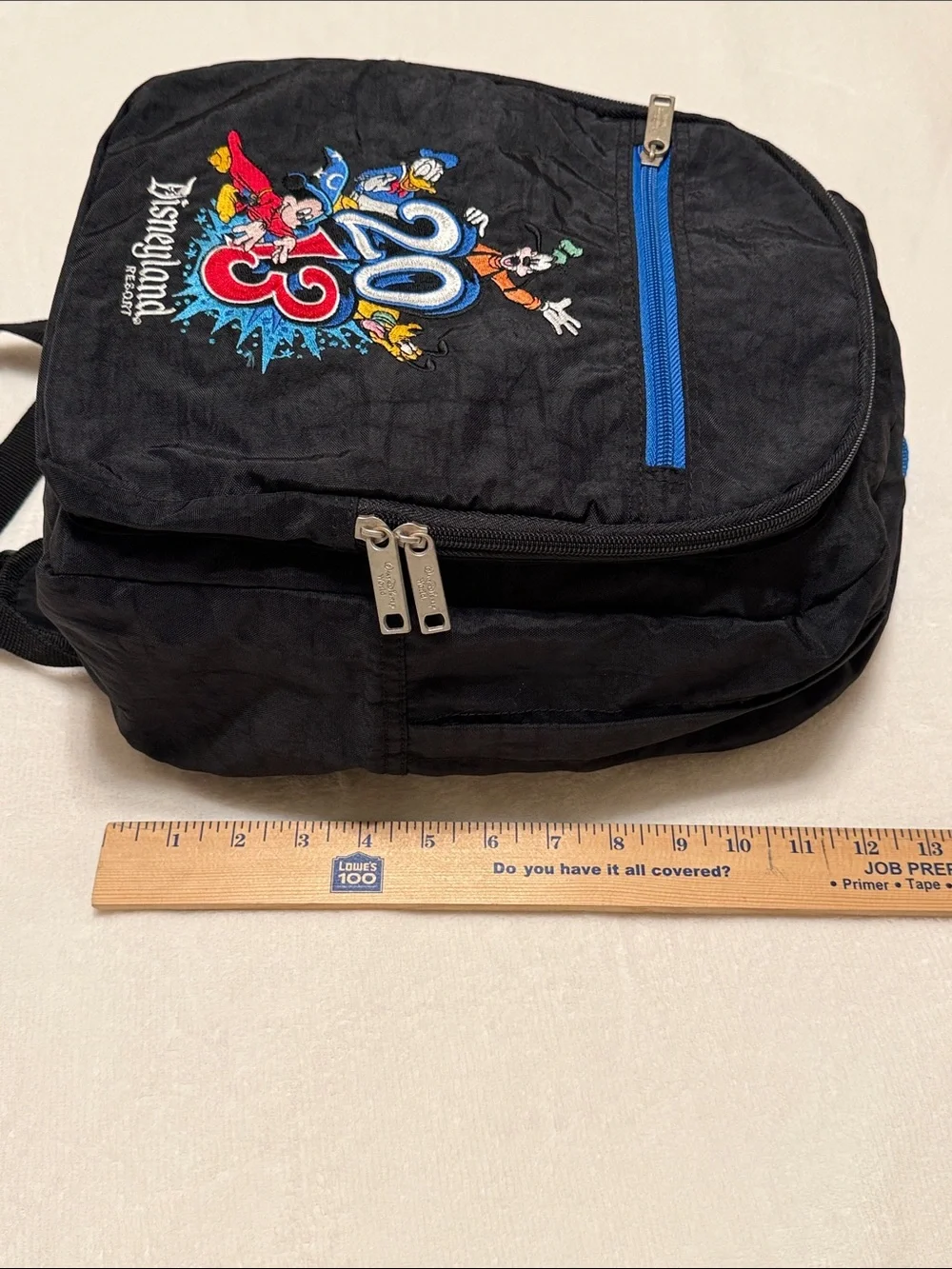 Disneyland Resort Authentic 2013 Nylon Backpack